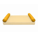 STYLE 5 pillow and bolster cushion set for daybeds, porch swings, or beds – indoor and outdoor use with durable knife-edge design. — cover only