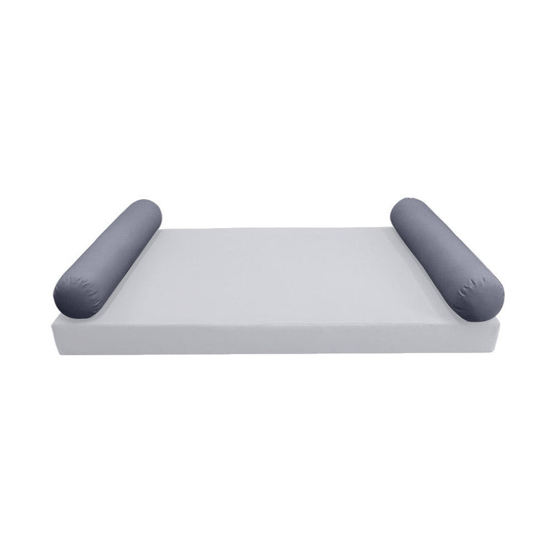 STYLE 5 Bolster Pillow for Outdoor Indoor Daybed Porch Swing Bed Twin Size Knife Edge AD001 | COVERS ONLY |
