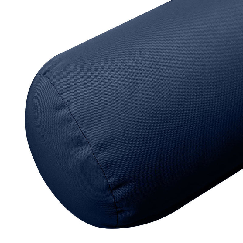 Style 5 Twin Size Knife Edge Bolster Pillow Cushion Outdoor Slip Cover ONLY AD101