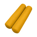 Pillow and bolster cushions displayed on an outdoor porch swing for a cozy, elegant setting.