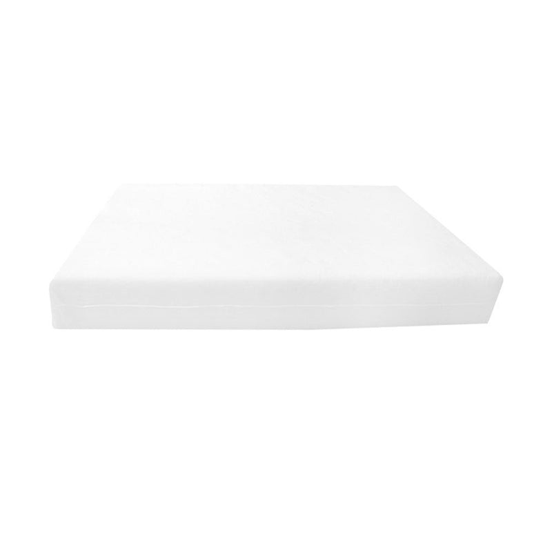 STYLE 5 Twin Size Mattress Foam, Bolster Pillow Cushion Polyester Fiberfill Inserts for Outdoor Indoor Daybed Porch Swing Bed | INSERT ONLY |
