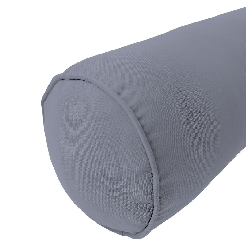 Style 5 Twin Size Pipe Trim Bolster Pillow Cushion Outdoor Slip Cover ONLY AD001