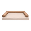 STYLE 6 pillow and bolster cushion set for daybeds, porch swings, or beds – indoor and outdoor use with durable knife-edge design. — cover only