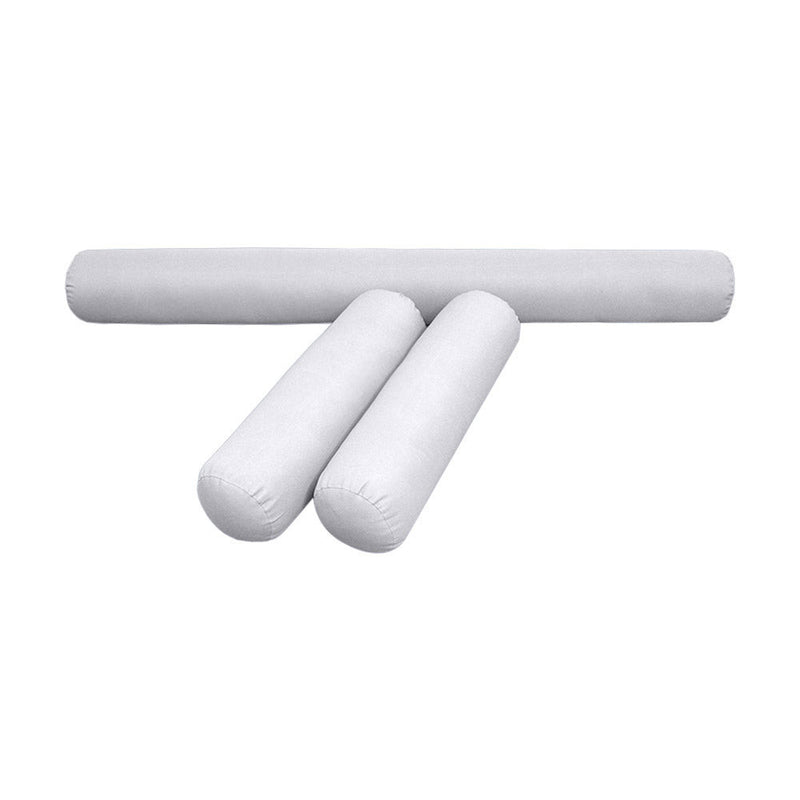 STYLE 6 Bolster Pillow for Outdoor Indoor Daybed Porch Swing Bed Crib Size Knife Edge AD105 | COVERS ONLY |