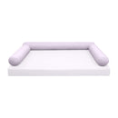 STYLE 6 pillow and bolster cushion set for daybeds, porch swings, or beds – indoor and outdoor use with durable knife-edge design. — cover only