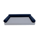 STYLE 6 Bolster Pillow for Outdoor Indoor Daybed Porch Swing Bed Crib Size Piped Trim AD101 | COVERS ONLY |