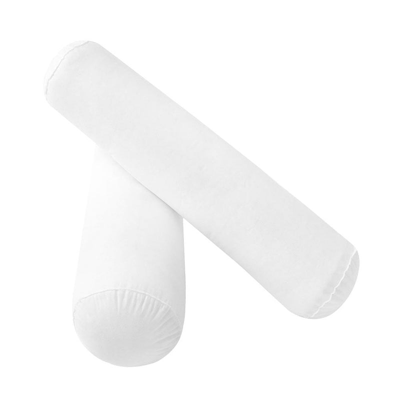 STYLE 6 FULL  SIZE Pillow Bolster Cushion Polyester Fiberfill Inserts for Outdoor Indoor Daybed Porch Swing Bed | INSERT ONLY |