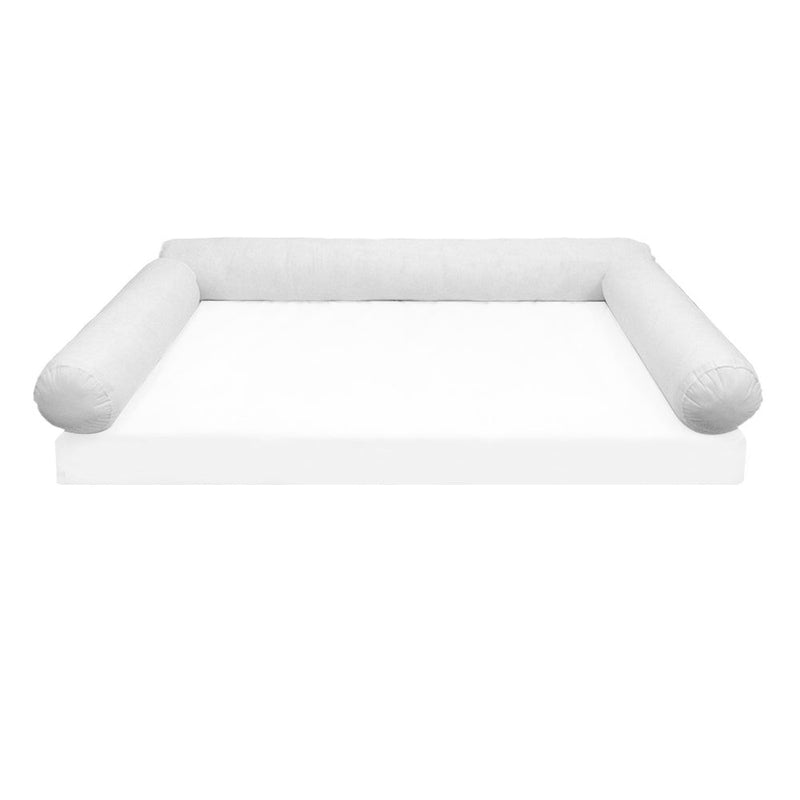 STYLE 6 FULL  SIZE Pillow Bolster Cushion Polyester Fiberfill Inserts for Outdoor Indoor Daybed Porch Swing Bed | INSERT ONLY |