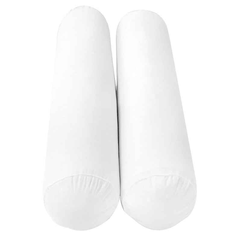 STYLE 6 FULL  SIZE Pillow Bolster Cushion Polyester Fiberfill Inserts for Outdoor Indoor Daybed Porch Swing Bed | INSERT ONLY |