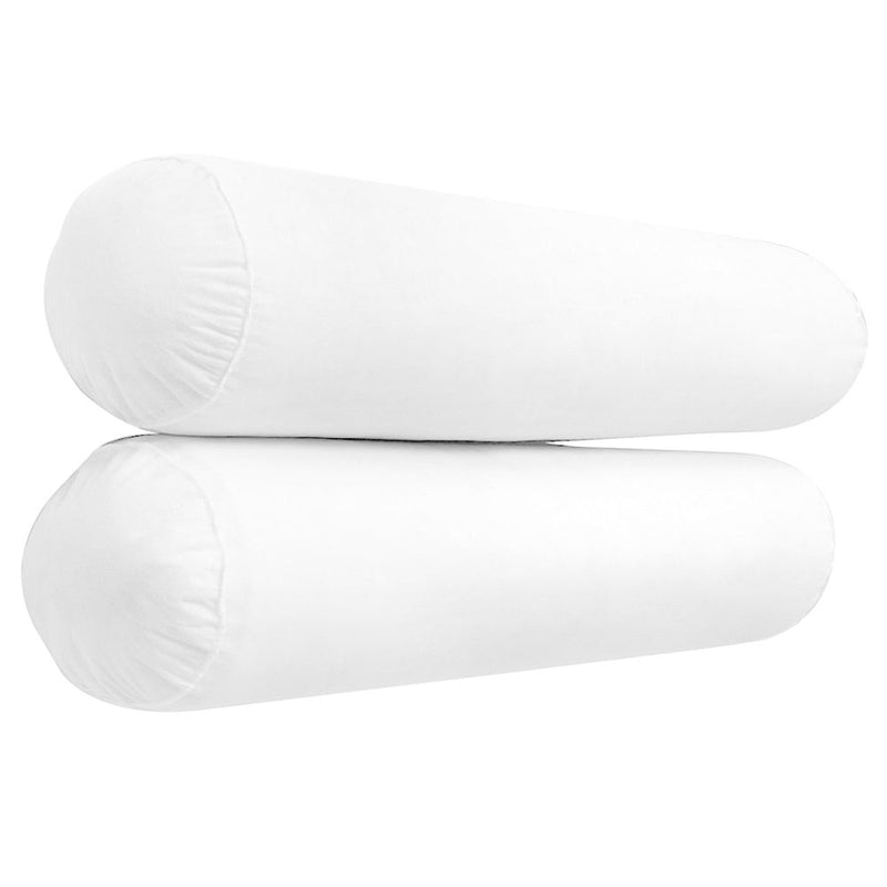 Style 6 Twin Size Bolster Pillow Cushion Polyester Fiberfill "INSERT ONLY"