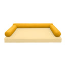 STYLE 6 pillow and bolster cushion set for daybeds, porch swings, or beds – indoor and outdoor use with durable knife-edge design. — cover only