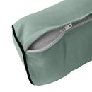 STYLE 6 Bolster Pillow for Outdoor Indoor Daybed Porch Swing Bed Twin-XL Size Contrast Trim AD002 | COVERS ONLY |