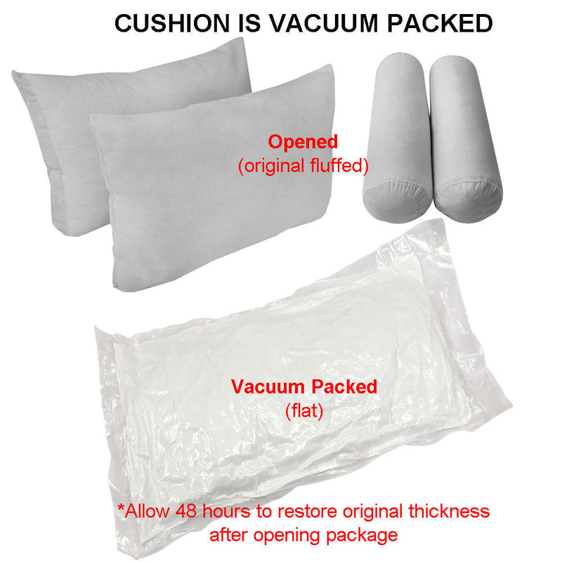 STYLE 1 Crib Size Mattress Foam, Pillow & Bolster Cushion Polyester Fiberfill Inserts for Outdoor Indoor Daybed Porch Swing Bed | INSERT ONLY |