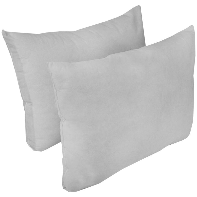 Style1 5PC Twin-XL Size Mattress Bolster Back Rest Pillows Cushion Polyester Fiberfill "INSERT ONLY"