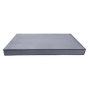 STYLE 1 - Mattress & Pillow Bolster Cushion for Outdoor Indoor Daybed Porch Swing Bed Contrast Trim Crib Size AD001 | COVERS ONLY |