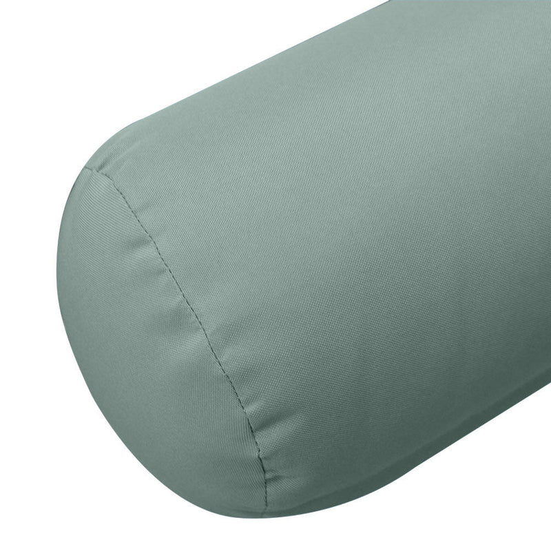 Style1 Crib Size 5PC Knife Edge Outdoor Daybed Mattress Cushion Bolster Pillow Slip Cover Complete Set AD002