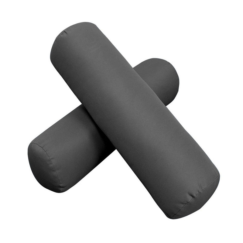 Style1 Crib Size 5PC Knife Edge Outdoor Daybed Mattress Cushion Bolster Pillow Slip Cover Complete Set AD003