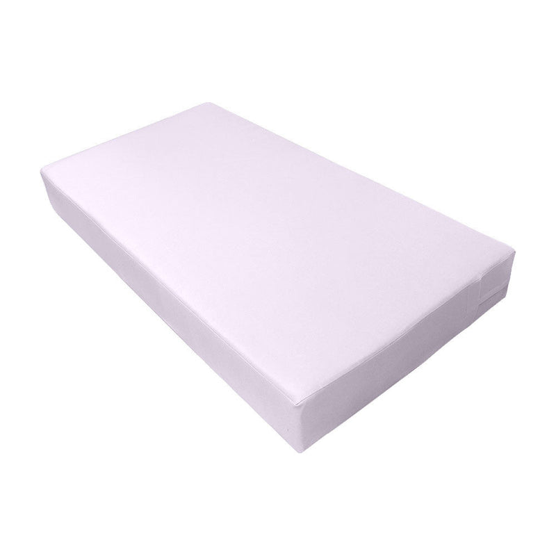 Style1 Crib Size 5PC Knife Edge Outdoor Daybed Mattress Cushion Bolster Pillow Slip Cover Complete Set AD107