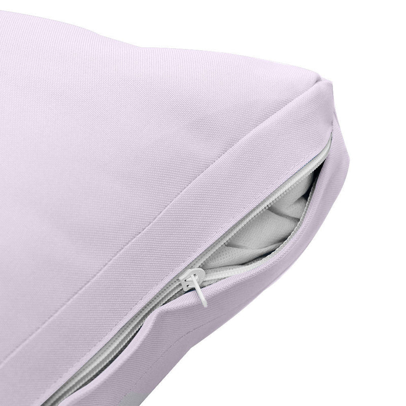 Style1 Crib Size 5PC Knife Edge Outdoor Daybed Mattress Cushion Bolster Pillow Slip Cover Complete Set AD107
