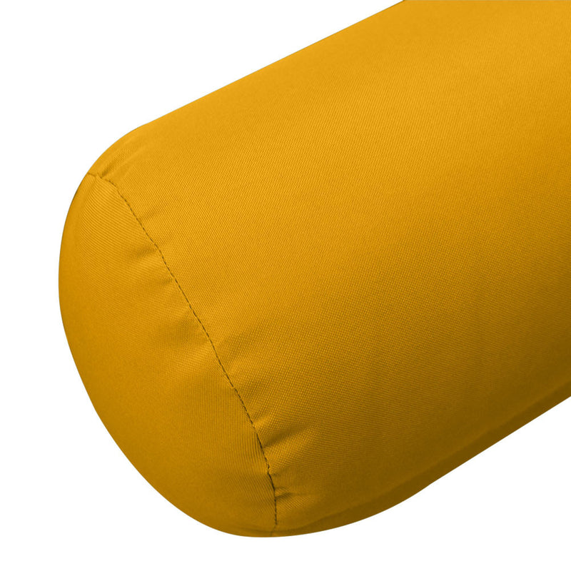 Style1 Crib Size 5PC Knife Edge Outdoor Daybed Mattress Cushion Bolster Pillow Slip Cover Complete Set AD108