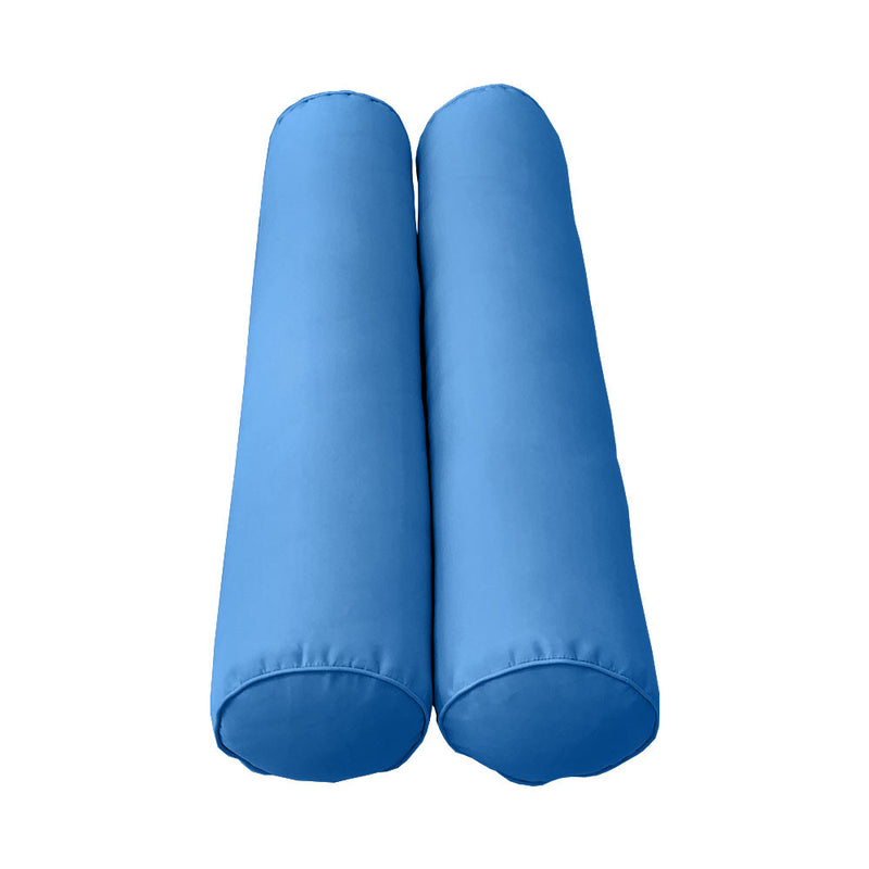 Style1 Crib Size 5PC Pipe Trim Outdoor Daybed Mattress Cushion Bolster Pillow Complete Set AD102