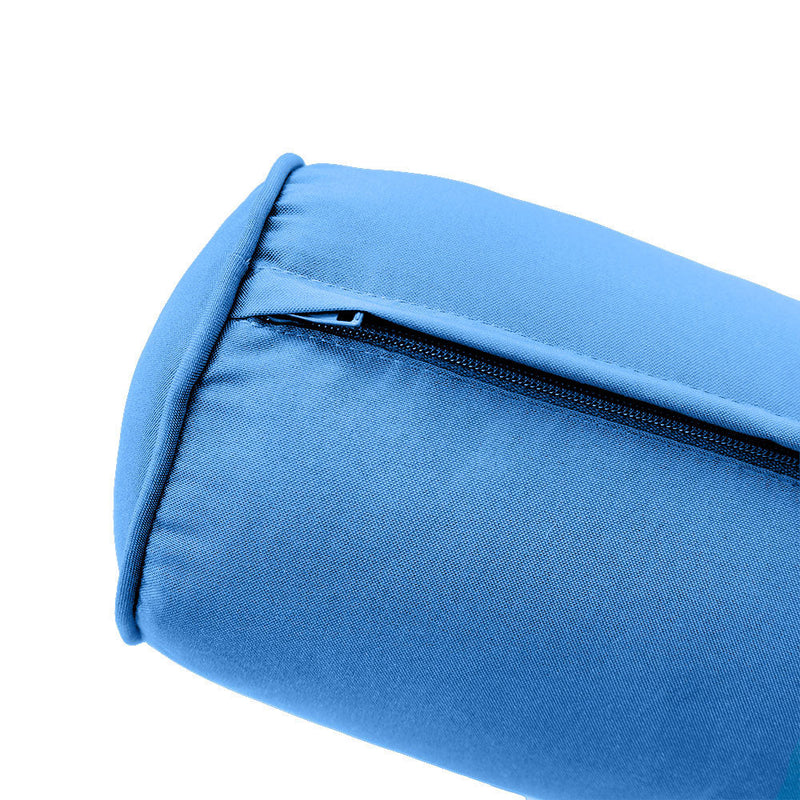 Style1 Crib Size 5PC Pipe Trim Outdoor Daybed Mattress Cushion Bolster Pillow Complete Set AD102