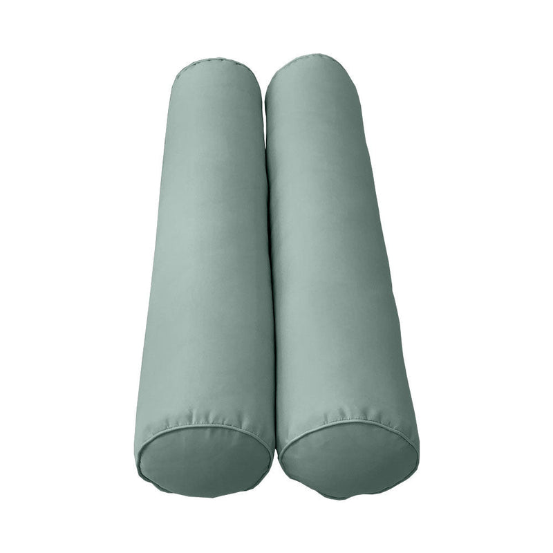 Style1 Crib Size 5PC Pipe Trim Outdoor Daybed Mattress Cushion Bolster Pillow Complete Set AD002