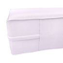 Style1 Crib Size 5PC Pipe Trim Outdoor Daybed Mattress Cushion Bolster Pillow Complete Set AD107