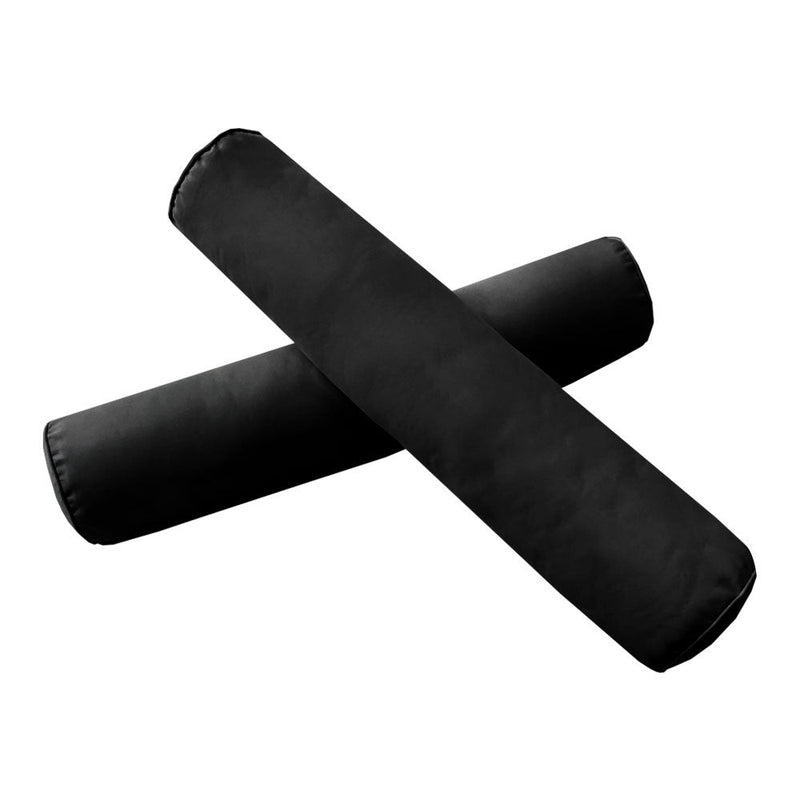 Style1 Crib Size 5PC Pipe Trim Outdoor Daybed Mattress Cushion Bolster Pillow Complete Set AD109