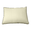 Style1 Full Size 5PC Contrast Pipe Outdoor Daybed Mattress Cushion Bolster Pillow Slip Cover Complete Set AD005