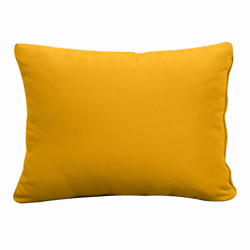 Style1 Full Size 5PC Knife Edge Outdoor Daybed Mattress Cushion Bolster Pillow Slip Cover Complete Set AD108