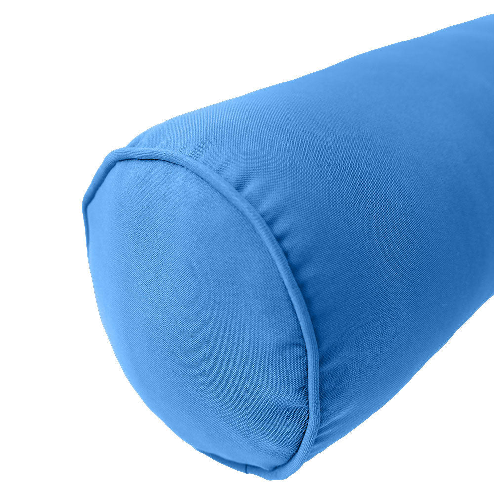 Style1 Full Size 5PC Pipe Outdoor Daybed Mattress Cushion Bolster Pillow Slip Cover Complete Set AD102