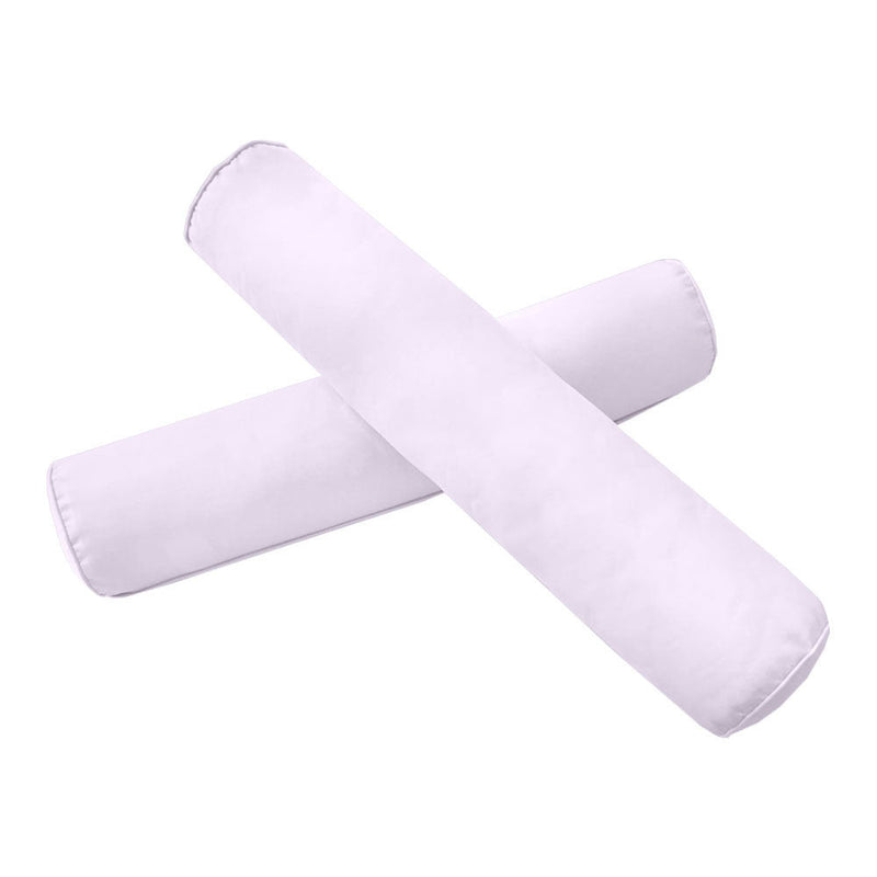 Style1 Full Size 5PC Pipe Outdoor Daybed Mattress Cushion Bolster Pillow Slip Cover Complete Set AD107