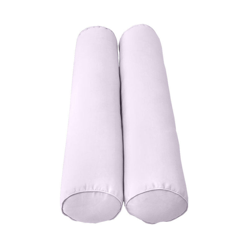 Style1 Full Size 5PC Pipe Outdoor Daybed Mattress Cushion Bolster Pillow Slip Cover Complete Set AD107