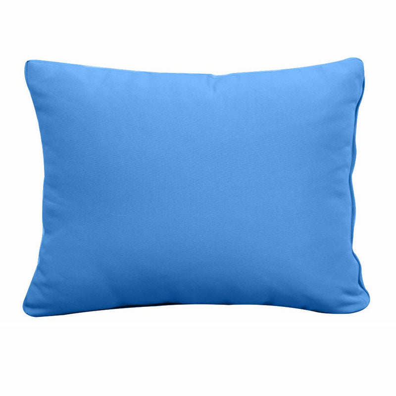 Style1 Queen Size 5PC Knife Edge Outdoor Daybed Mattress Cushion Bolster Pillow Slip Cover Complete Set AD102