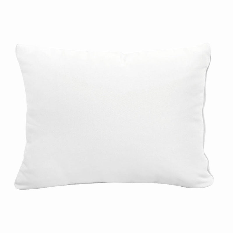 Style1 Queen Size 5PC Knife Edge Outdoor Daybed Mattress Cushion Bolster Pillow Slip Cover Complete Set AD106