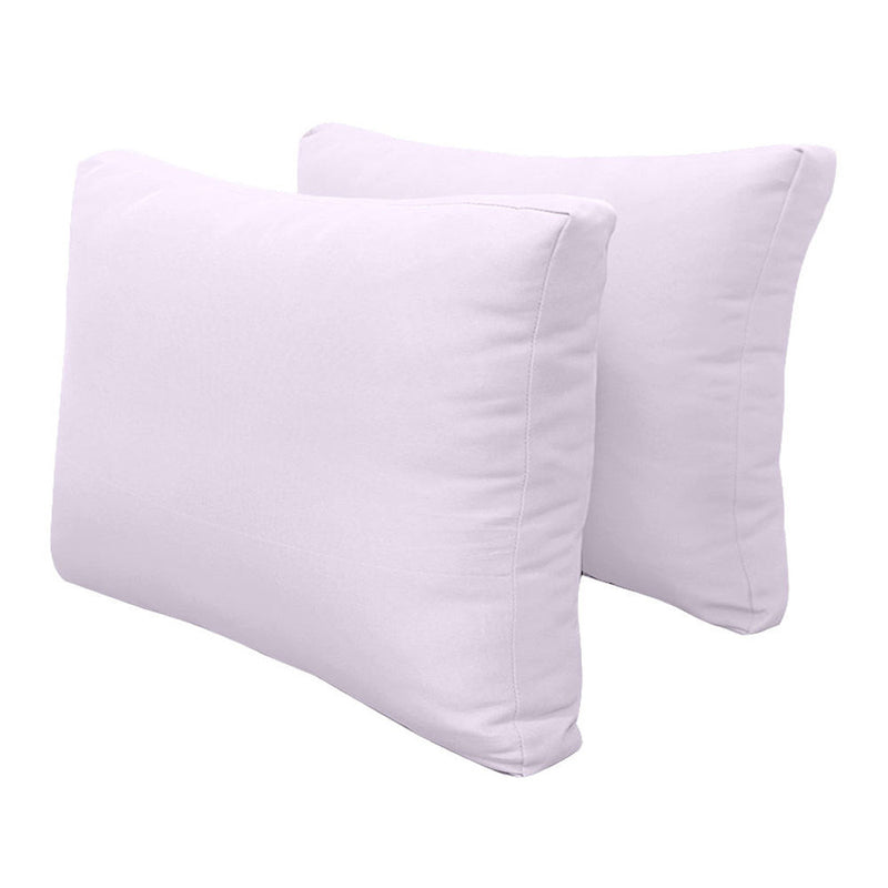 Style1 Queen Size 5PC Knife Edge Outdoor Daybed Mattress Cushion Bolster Pillow Slip Cover Complete Set AD107