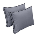 Outdoor daybed styled with cushion set, ideal for patio or garden lounging.