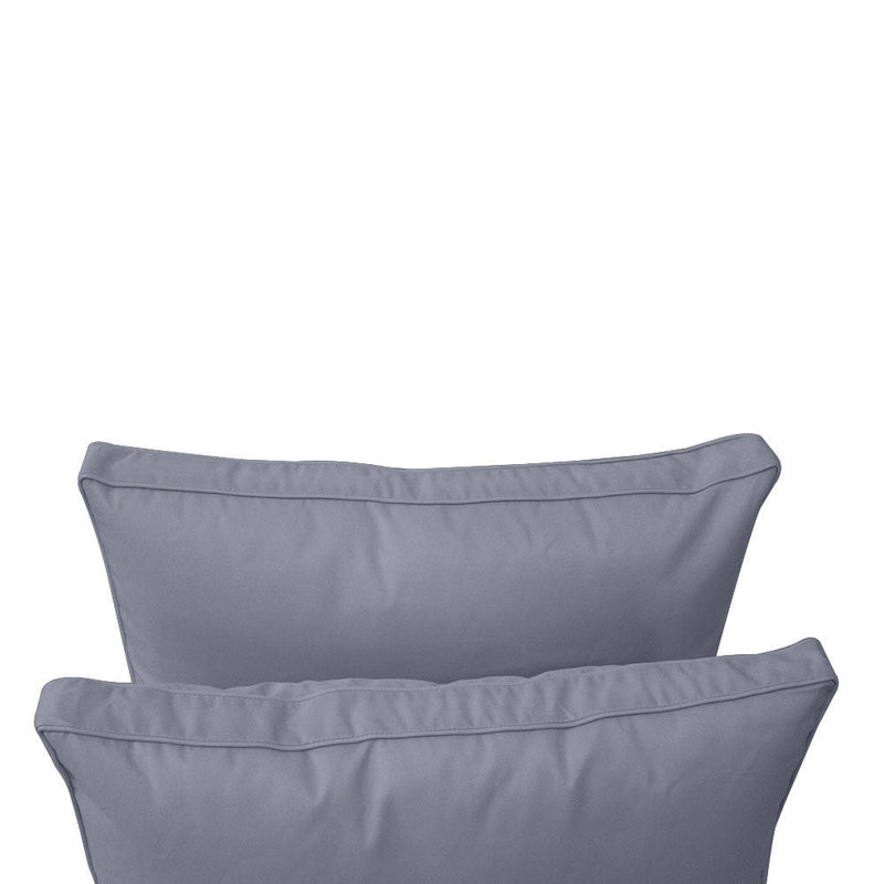 Style1 Twin Size 5PC Pipe Trim Outdoor Daybed Mattress Cushion Bolster Pillow Complete Set AD001