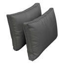 Style1 Twin Size 5PC Pipe Trim Outdoor Daybed Mattress Cushion Bolster Pillow Complete Set AD003