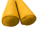 Style1 Twin Size 5PC Pipe Trim Outdoor Daybed Mattress Cushion Bolster Pillow Complete Set AD108