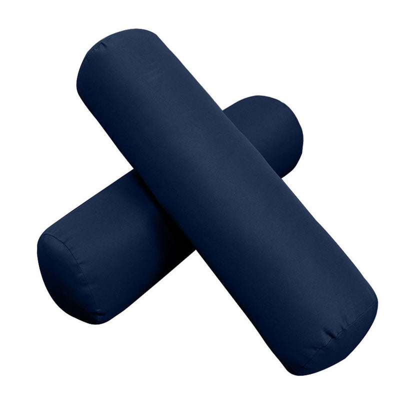 Style1 Twin-XL Size 5PC Knife Edge Outdoor Daybed Mattress Cushion Bolster Pillow Slip Cover Complete Set AD101