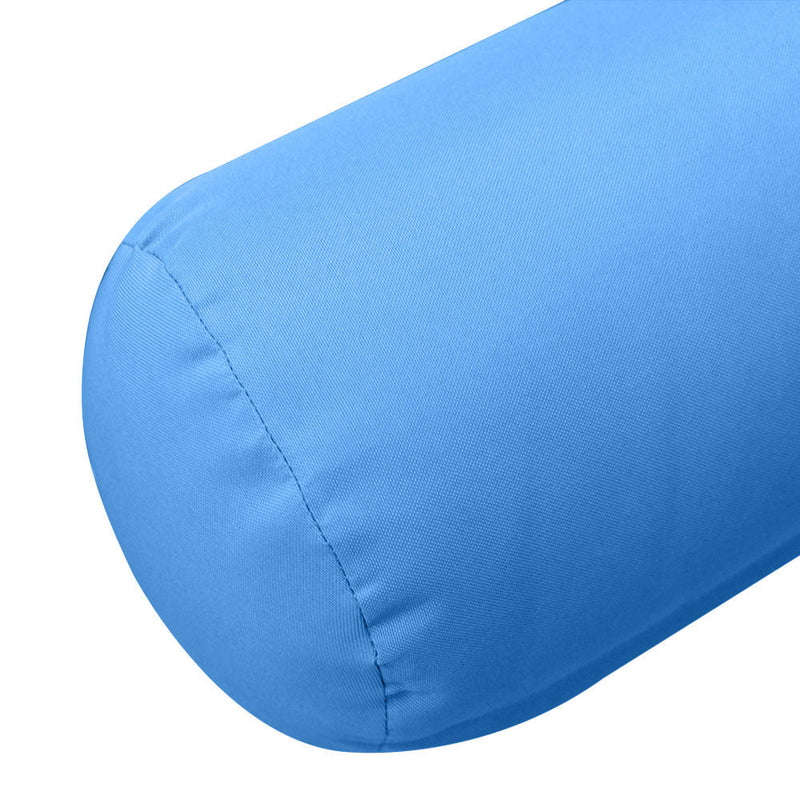 Style1 Twin-XL Size 5PC Knife Edge Outdoor Daybed Mattress Cushion Bolster Pillow Slip Cover Complete Set AD102