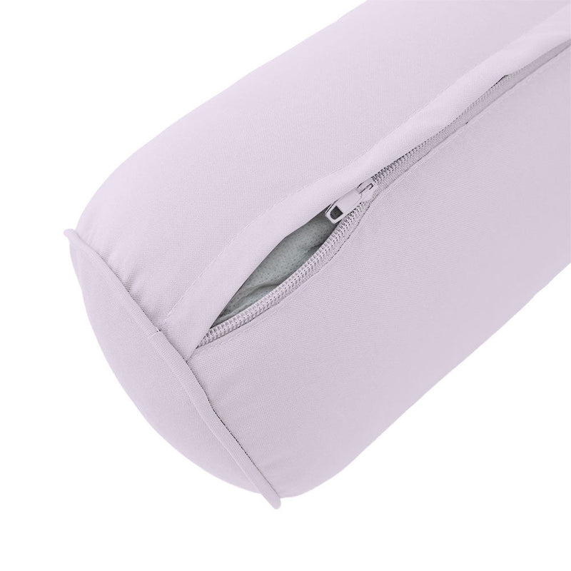 Style1 Twin-XL Size 5PC Pipe Outdoor Daybed Mattress Cushion Bolster Pillow Slip Cover Complete Set AD107