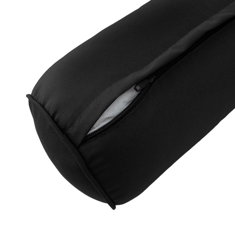 Style1 Twin-XL Size 5PC Pipe Outdoor Daybed Mattress Cushion Bolster Pillow Slip Cover Complete Set AD109