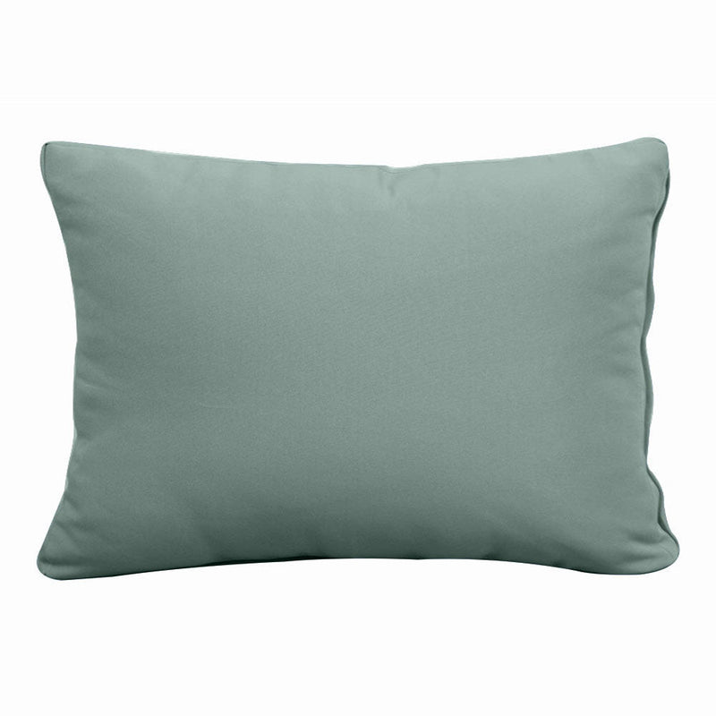 Style2 Crib Size 5PC Knife Edge Outdoor Daybed Mattress Cushion Bolster Pillow Slip Cover Complete Set AD002