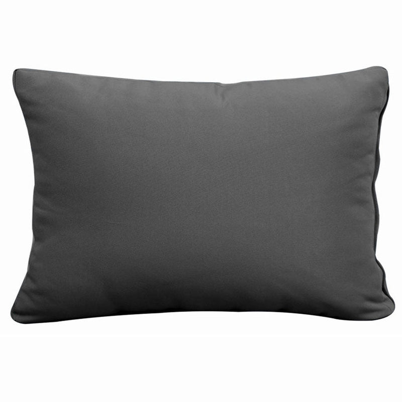 Style2 Crib Size 5PC Knife Edge Outdoor Daybed Mattress Cushion Bolster Pillow Slip Cover Complete Set AD003