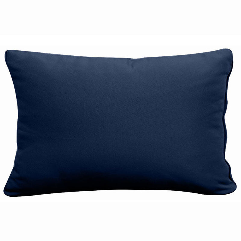Style2 Crib Size 5PC Knife Edge Outdoor Daybed Mattress Cushion Bolster Pillow Slip Cover Complete Set AD101