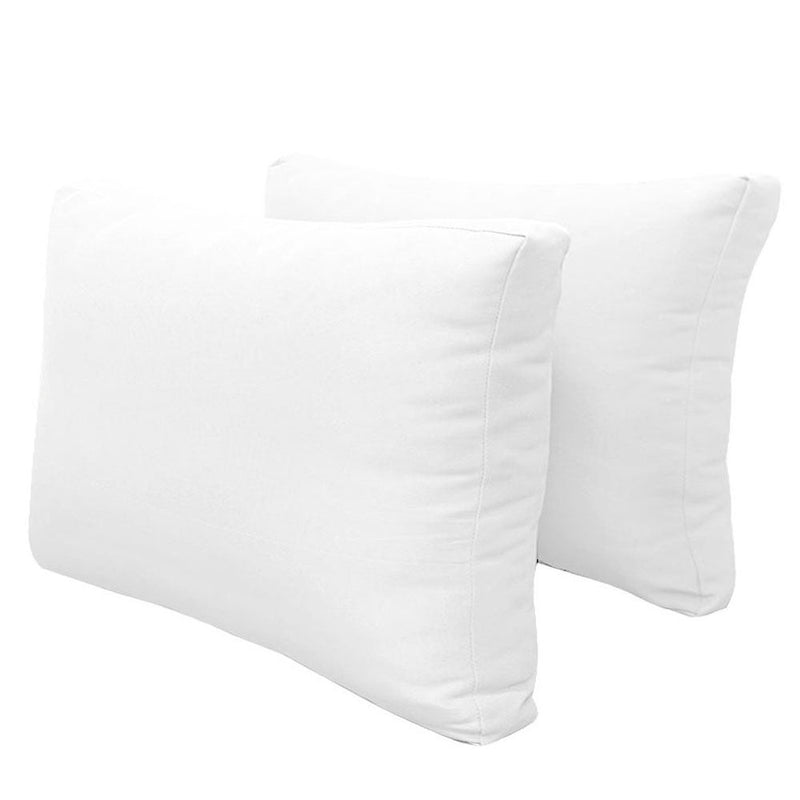 Style2 Crib Size 5PC Knife Edge Outdoor Daybed Mattress Cushion Bolster Pillow Slip Cover Complete Set AD106