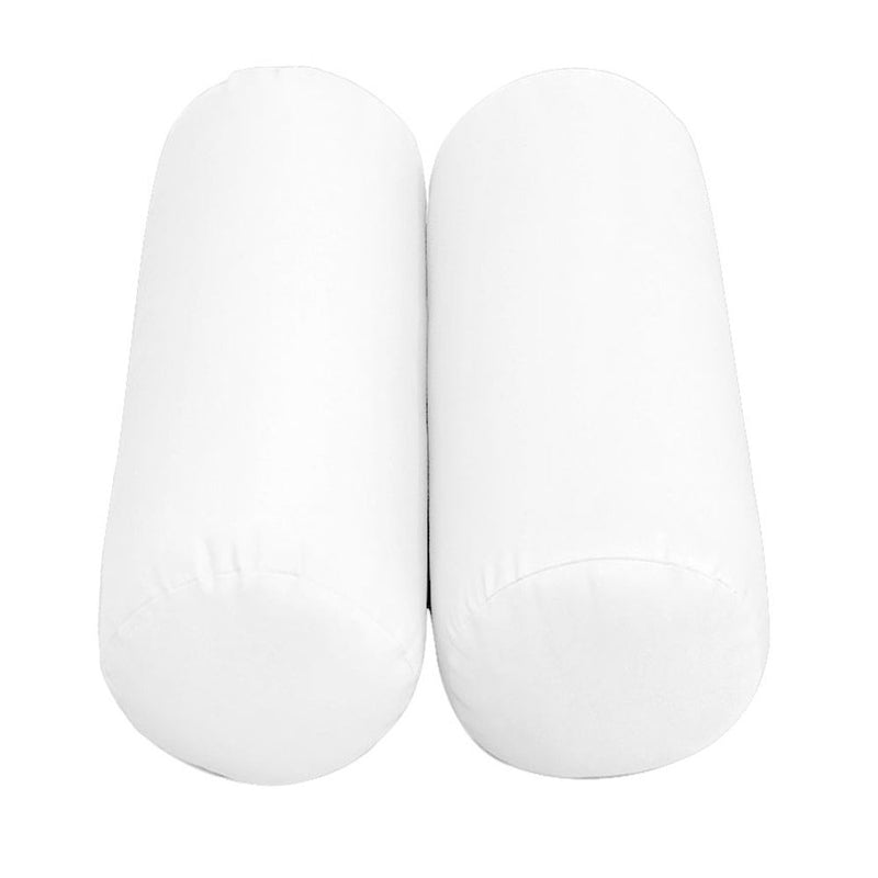 Style2 Crib Size 5PC Knife Edge Outdoor Daybed Mattress Cushion Bolster Pillow Slip Cover Complete Set AD106